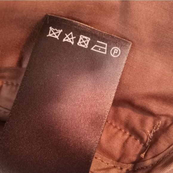 Comma 40 Gathered Long Sleeves by Cyf 2 Buttons Brown Women's Blazer - Picture 5 of 11